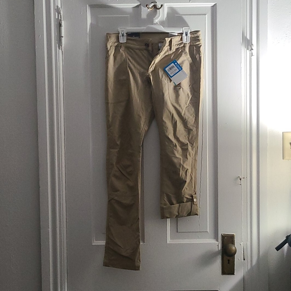 Columbia tan straight leg pants